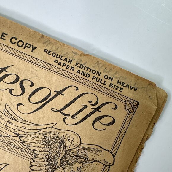 Antique 1918 Gates Of Life Easter Service Sample Copy Music Booklet Judefind - Picture 3 of 11